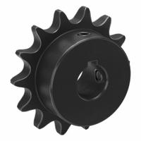 TSUBAKI Single Strand Sprocket: 40, For 1/2 in Chain Pitch, 5/8 in Bore Dia, 14 Teeth, Steel (MPN 40B14F-5/8). Key specifications — Brand: TSUBAKI.