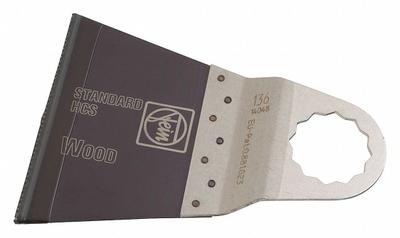 FEIN Oscillating Tool Blade: 2 9/16 in Blade Wd, 2 in Overall Lg, Flush Cutting - 12-Point Mounted Blades