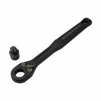 KLEIN TOOLS Hand Ratchet Set: Round, Reversible, 8 1/4 in Overall Lg, 4° Min Arc Swing, Knect (MPN 65408ADP). Key specifications — attr1205598: Reversible; attr1205605: Quick-Release Not Included; attr1228094: Knect; attr1205607: Round; attr1205624: KLEIN TOOLS.