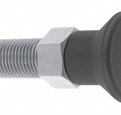 KIPP Indexing Plunger: Nonlocking, 18-8 SS Body w/ 400 SS Plunger - Extended-Pin Pull-Knob Indexing Plungers