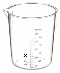 APPROVED VENDOR Beaker: Low Form, Polymethylpentene, Clear, 1,000 mL, 140 mm Outside Dia (MPN 6FAF2). Key specifications — Clarity: Clear; Body Color: Colorless; Brand: APPROVED VENDOR; Product Type: Beaker; Includes Graduations: Yes; Beaker Type: Low Form.