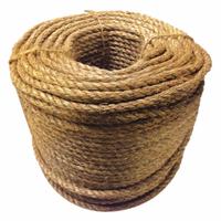 APPROVED VENDOR General Purpose Utility Rope: Twisted, 1/2 in Dia, 475 lb Working Load Limit, Manila (MPN 330160-NAT-00600-60016). Key specifications — Brand: APPROVED VENDOR; Rope Type: Static.