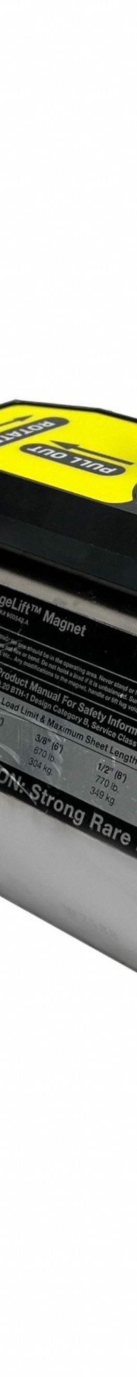 MAG-MATE Lifting Magnet: 1,600 lb Max Load Capacity, 1,600 lb Max Flat Load Capacity, On/Off Handle (MPN AL1600). Key specifications — Brand: MAG-MATE; Manufacturer Part Number: AL1600.
