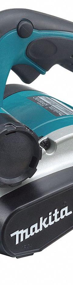 MAKITA Corded Hand Planer: Flat, 120V AC, 7.5 A, 3 1/4 in Blade Wd, 3/16 in Cutting Dp, 16,000 RPM (MPN KP0810). Key specifications — attr216859: 120V AC; attr306455: Carbide; attr216833: MAKITA.