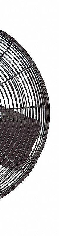 DAYTON Mounted Fan: 24 in Blade Dia, 120V AC, 1/4 hp Motor HP, Ceiling/Wall Mount, Non-Oscillating (MPN 2MA10). Key specifications — Brand: DAYTON; Voltage: 120V AC; Number of Speeds: 2; Fan Mounting Location: Ceiling; Oscillation: Non-Oscillating; Mounting Type: Bracket.