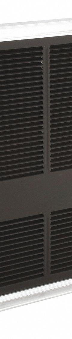 MARKEL Recessed Electric Wall-Mount Heater: 4000 W, 277V AC, Single Phase, 277V AC, 1-phase (MPN G3326TD-RP). Key specifications — Grille Color: Gray; Programming Capability: Non-Programmable; Wattage Output: 4000 W; Voltage, Phase: 277V AC, 1-phase; Rough-In Dimensions - H x W x D: 19-1/2 in x 14-1/8 in x 4 in; Nominal Voltage - HVAC: 277V AC; Brand: MARKEL; Phase: Single.