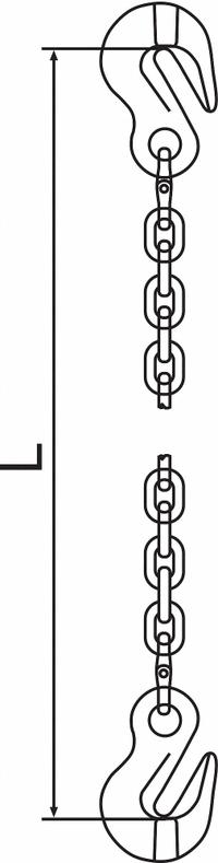 PEWAG Chain Sling: 9/32 in Chain Trade Size, 120 Chain Grade, Grab Hook, Steel, Fixed, 5 ft Sling Lg (MPN 7G120SGG/5). Key specifications — attr994018: Grab Hook; attr994034: PEWAG.