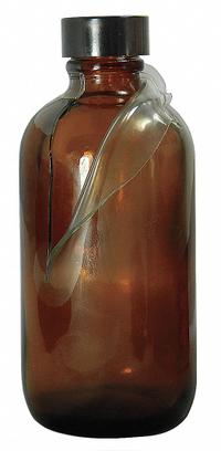 QORPAK Sampling Bottle: 120 mL, Amber, 22-400, Phenolic, 24, PolyCone, Type III (MPN GLC-02251). Key specifications — Body Color: Amber; Pre-Cleaned: None; Body Material: Soda Lime Glass; Brand: QORPAK; Screw Closure Size: 22-400; Graduated: No; USP Specification: Type III; Closure Attached: Attached.