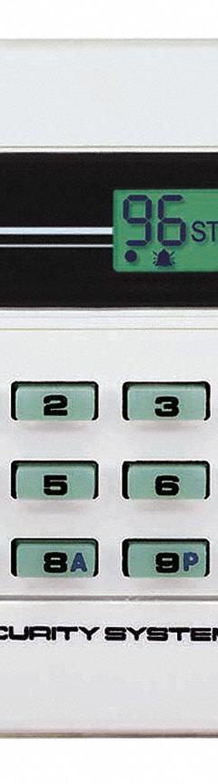 NAPCO Intrusion System Digital Keypads: 4 3/8 in Overall Ht, 1 1/8 in Overall Lg, LCD (MPN GEM-K4). Key specifications — Brand: NAPCO; Integral Zone Expander: Yes; Keypad Display Type: LCD; Product Type: Keypad.