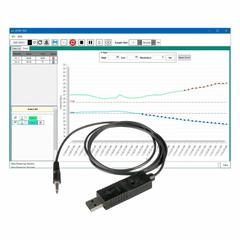 EXTECH Data Acquisition Software and Cable: USB Data Cable, 407001-PRO. Key specifications — Brand: EXTECH; Manufacturer Part Number: 407001-PRO; Features: User Programmable High/Low Alarms that will Alert with Red Dots (Above Setpoint) or Blue Dots (Below Setpoint) on the Graph.