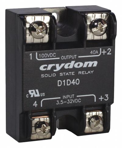 CRYDOM Solid State Relay: Surface Mounted, 40 A Max Output Current, MOSFET - Surface-Mounted Relays