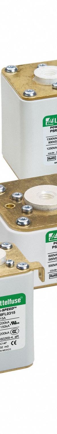 Semiconductor Fuse: PSR Series, Very-Fast-Acting, 630 A, 1,300 V AC, 1,000 V DC DC Volt Rating (MPN PSR072FS0630Z). Key specifications — Series: PSR; Brand: LITTELFUSE; Voltage Type: AC/DC.