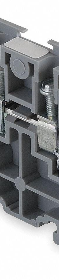 SQUARE D Terminal Block: DIN Rail Mounting Type, Screw Clamp Wire Termination, 2 Wire Terminals (MPN 9080GME6). Key specifications — Brand: SQUARE D; For Minimum Wire Size: 22 AWG.