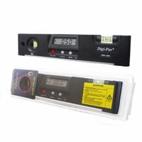 DIGI-PAS Digital Level: 0°– 90°, Includes Batteries, 1 Neodymium, 0.1°, 7 7/8 in Overall Lg, ±0.1° (MPN 2-00201-99). Key specifications — attr934737: DIGI-PAS; attr939806: 0.1°; attr939808: CR2032; attr981185: Yes.