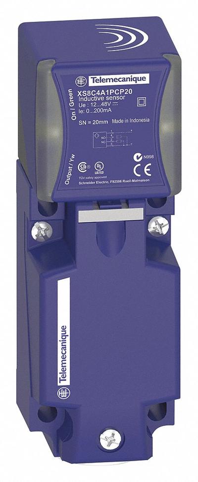 TELEMECANIQUE SENSORS Inductive Rectangular Proximity Sensor: Terminal Block, Shielded, 4 Wires - Rectangular Sensors with Terminal Blocks