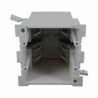 CANTEX Electrical Box: PVC, Nonmetallic Material & Nominal Size, 2 Gangs, 3 1/2 in Box Dp (MPN EZ34DO-HW). Key specifications — Brand: CANTEX; Bracket Style: Without Bracket; Clamp Style: Without Clamps.