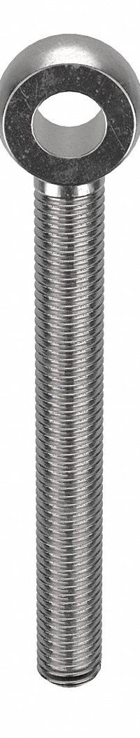 KEN FORGING Fixed Rod End: Stainless Steel, Plain, Right Hand, 1/2"-13 Thread Size, 6 in Thread Lg (MPN 5E-SSMACH). Key specifications — attr952243: KEN FORGING.
