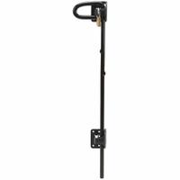 Q-BOLT Drop Rod: Drop Rod, Padlock, 9/16 in Bolt Head Dia, Q-Bolt 24", 3/8 in Max Shackle Dia, Black (MPN QB124). Key specifications — Brand: Q-BOLT; Color: Black; Finish: Powder Coated; Latch Type: Padlock; Hardware Included: Yes; Material: Steel; Product Type: Drop Rod.
