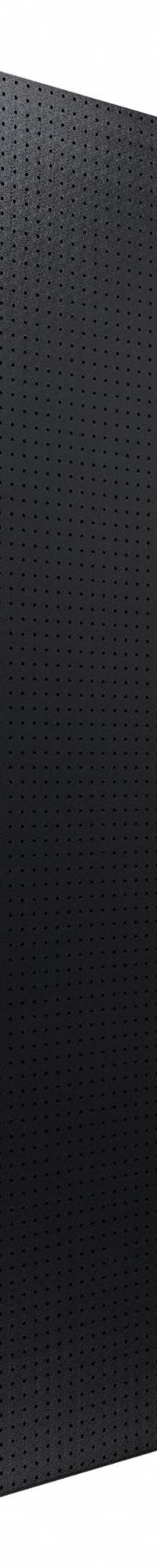 TRITON PRODUCTS Pegboard Panel: Round, 1/4 in Peg Hole Size, 96 in x 48 in x 1/4 in, ABS, Black (MPN DB-96BLK). Key specifications — Material: ABS; Finish: Matte; Peg Hole Shape: Round; Includes: 1 Pegboard; Color: Black; Brand: TRITON PRODUCTS.
