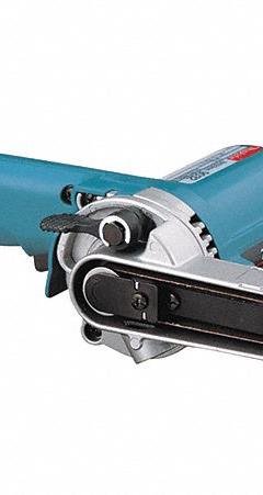 MAKITA Corded Band File: 3/8 in Belt Wd, 21 in Belt Lg, 100° Rotation, Variable Speed, 5,600 SFPM (MPN 9032). Key specifications — attr663644: Band File; attr663651: Corded; attr663663: MAKITA.