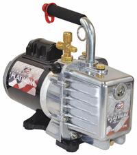 JB INDUSTRIES Vacuum Pump: 7 cfm, 15 micron Ultimate Vacuum, 240V AC, A2L Compatible, Male, Flare (MPN DV-200N-250). Key specifications — Plug Configuration: 6-15P; Brand: JB INDUSTRIES; Number of Stages: Two-Stage; Product Type: Vacuum Pump.