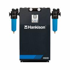 HANKISON Heatless Modular Desiccant Air Dryers: 1/2 in NPT, 18 cfm, 217 psi Max Op Pressure, 120V (MPN HSHD-18). Key specifications — attr110204: 120V; attr110148: HANKISON.