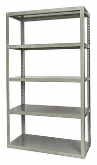 HALLOWELL Metal Shelving: Starter, Extra-Heavy-Duty, 60 in x 24 in, 84 in Overall Ht, 5 Shelves (MPN HCS602484-5HG). Key specifications — Frame Material: Steel; Shelving Material: Steel; Assembled: Unassembled; Color: Gray; Brand: HALLOWELL.