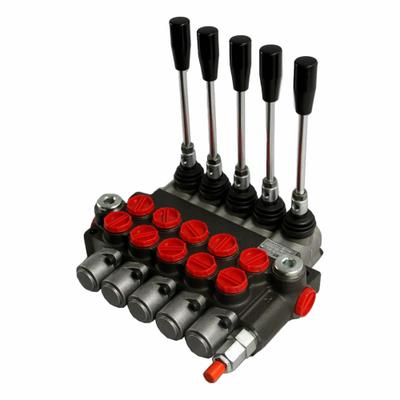 CHIEF Hydraulic Directional Control Valve: Four-Way / Three Positions, Tandem Center - Manual Spool Monoblock Valves