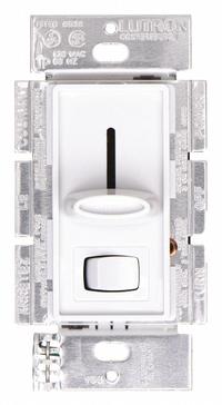LUTRON Lighting Dimmer: 1-Pole, 120V AC, 300W (ELV), 300W (ELV), Rocker On/Off, Slide Dimming Switch (MPN SELV-300P-WH). Key specifications — Brand: LUTRON; Sub-brand: Skylark; Load Rating @ 120V AC: 300W (ELV); Neutral Required: Yes; Operating Voltage: 120V AC; Series: Skylark.