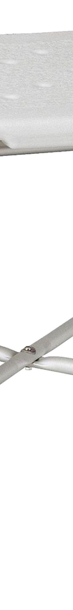 HEALTHSMART Shower Stool: Plastic, 21 in Max. Seat Wd, 500 lb Wt Capacity (MPN 524-1814-1999)