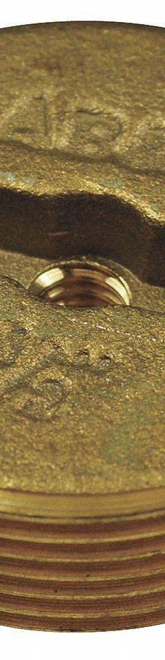 AB&A Cover: 4 in Overall Dia, 4 in Overall Ht, Brass, Brass, Brass, Screw-In (MPN 60365). Key specifications — Color: Brass; Brand: AB&A; Finish: Brass.