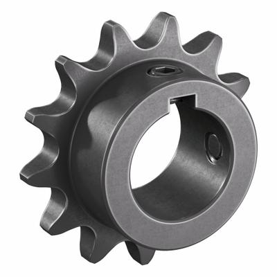 TRITAN Roller Chain Sprocket: 41, For 1/2 in Chain Pitch, 1 in Bore Dia, 13 Teeth - Size 41 Fixed-Bore Roller Chain Sprockets