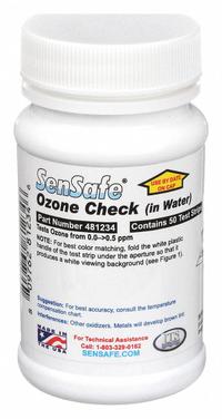 INDUSTRIAL TEST SYSTEMS Test Strips: Ozone, 0 to 0.5 ppm Ozone, Strip, 50 Tests, Ozone (MPN 481234). Key specifications — Test Form: Strip; Brand: INDUSTRIAL TEST SYSTEMS; Parameter Measurements Included: 0 to 0.5 ppm Ozone.