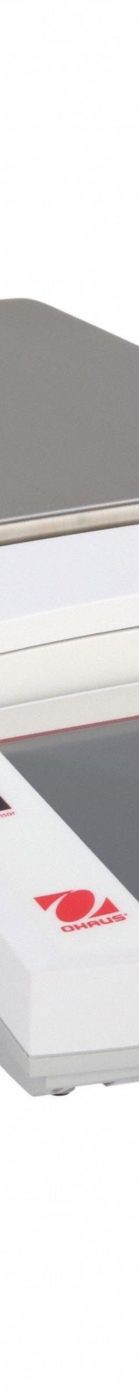 OHAUS Compact Bench Scale: 10,200 g Capacity, 0.01 g Readability, 0.01 g Repeatability, ABS (MPN EX10202). Key specifications — Brand: OHAUS; Display Type: VGA Touchscreen.