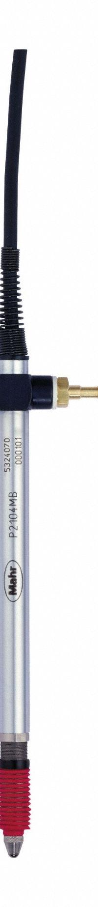 MILLIMAR Inductive Probe: Mahr Millimar Series, Plunger, 4 µm Accuracy, 2.5 m Cable Lg, P2104FB. Key specifications — attr1183971: Plunger; attr1183954: P2104FB; attr1183957: Mahr Millimar Series; attr1183961: 4 µm; attr1184010: MILLIMAR.