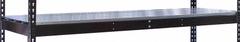 HALLOWELL Shelf: 72 in x 18 in, 1,000 lb Load Capacity, Steel, 22 ga Decking, Black, Shelf (MPN DRHCEL7218ME). Key specifications — Decking Material: Steel; Includes: Center Support; Decking Finish: Powder Coated; Shelf Configuration: Single Straight; Color: Black; Frame Material: Steel; Brand: HALLOWELL; Frame Finish: Powder Coated.