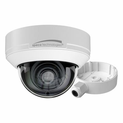SPECO TECHNOLOGIES Camera: Dome, Zoom, 12 mm Max Focal Lg, 4MP, RJ45 - Varifocal Network IP Video Cameras
