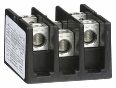 SQUARE D Power Distribution Block: Open, Lug, Lug, 14 AWG – 2/0 AWG For Line Side Wire Sizes (MPN 9080LBA362104). Key specifications — attr1361688: Surface; attr1308686: SQUARE D; attr1361672: Aluminum.