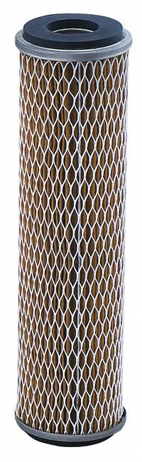 PARKER Water Filter Cartridge: 10 micron, Pleated, 7 gpm, ETP Steel/Polypropylene (MPN FP310-10). Key specifications — Brand: PARKER; Filter Media: Polypropylene.