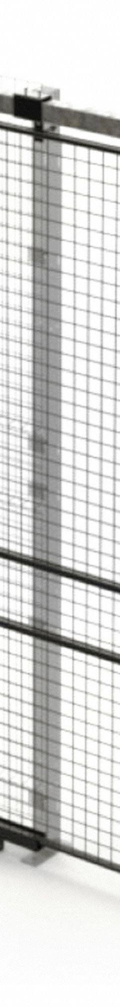 HUSKY RACK & WIRE Slide Door: 8 ft H x 4 ft W x 1 3/4 in D, Black, Powder-Coated (MPN V540408). Key specifications — attr1283297: Powder-Coated; attr1283316: Steel; attr1283313: Yes; attr1283333: HUSKY RACK & WIRE.