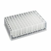 MTC BIO Deep-Well Well Plate: Sterile, 96 Wells, 1.6 mL, 8.2 mm Dia, RNase/DNase Free, Square (MPN D3096-33S). Key specifications — Brand: MTC BIO; Body Color: Colorless; RNase/DNase Free: Yes; Well Shape: Square; Material: Polypropylene.