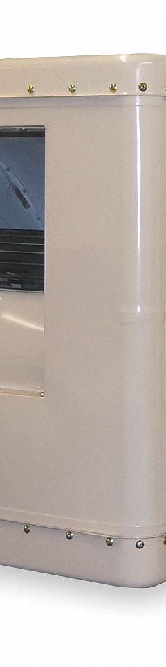 ESSICK AIR Ducted Evaporative Cooler: 1,800 sq ft, 42 7/16 in x 39 in x 39 in, 2 in Pad Thick (MPN 2YAE3-2HTL2). Key specifications — Brand: ESSICK AIR; Evaporative Cooler Voltage: 115V AC; Includes Drive Package: Drive Package Included; Drive Package Installation: Assembly Required.