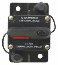 Automotive Circuit Breaker: 31200, 42V DC, 200 A at 12V DC, Stud (MPN 31209). Key specifications — Series: 31200; Voltage: 42V DC; Interrupt Rating: 200 A at 12V DC; Terminal Connection: Stud; Circuit Breaker Type: Heavy Duty Circuit Breaker; Brand: BATTERY DOCTOR.