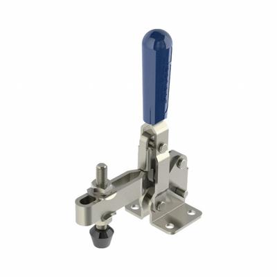 JERGENS Hold-Down Toggle Clamp: Vertical Handle, Flange Base Mounting - Standard Toggle Clamps