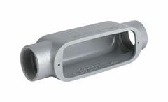 Conduit Outlet Body: Aluminum, 1/2 in Trade Size, C Body, 4 cu in Body Capacity, Threaded Hub (MPN OC-1). Key specifications — Finish: Powder Coated; For Use With: IMC; Brand: HUBBELL KILLARK; Hub Style: Threaded; Mfr. Series: O.