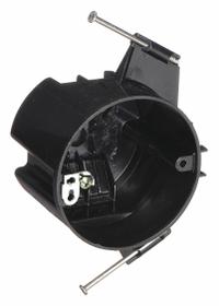 CANTEX Electrical Box: Polycarbonate, Nonmetallic Material & Nominal Size, Round, 1 Gangs (MPN EZ18CNGR). Key specifications — Brand: CANTEX; Bracket Style: Without Bracket; Clamp Style: NMSC.