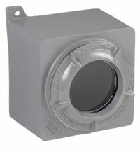 HUBBELL KILLARK Hazardous Location Enclosure: Enclosure and Lens Cover, 4 in x 6 in x 5 in, Screws (MPN GRB-275L). Key specifications — Brand: HUBBELL KILLARK; Closure Method: Screws.