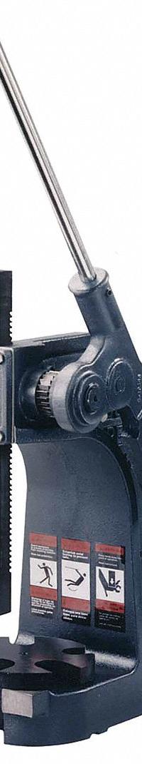DAKE CORPORATION Arbor Press: 5 ton Force in Tons, 10 in Swing (In.), 7.5 x 8.5 in, 13/16 to 4 in (MPN 902004)