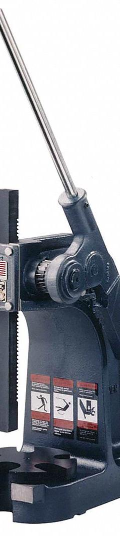 DAKE CORPORATION Arbor Press: 5 ton Force in Tons, 10 in Swing (In.), 7.5 x 8.5 in, 13/16 to 4 in (MPN 902004)