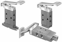 PARKER Manual Air Control Valve: DirectAir 2, Three-Way / Two-Position, Lever, 1/8 in Female NPT (MPN 414711000). Key specifications — attr1084737: Aluminum; attr1084764: Manual Air Control Valve; attr1084778: Spool; attr1084767: DirectAir 2; attr1084731: 414711000; attr1084739: PARKER; attr1084765: Spring Return; attr1084768: DirectAir 2.